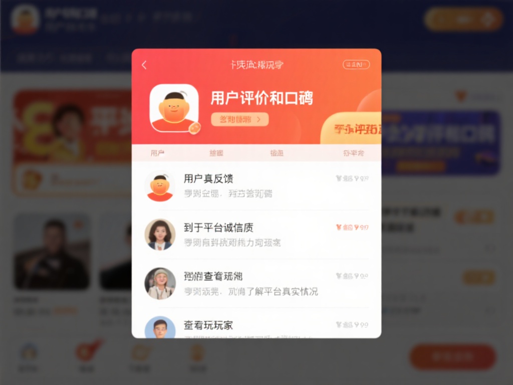 用户评价与口碑：用户的真实反馈往往是平台诚信度的直